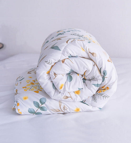 LUCKY MATTRESS Duvet Micro Touch Flower Style 5 Ft. 74 X 90 Inches (188X228 cm.) MD 028 Yellow Оригинал