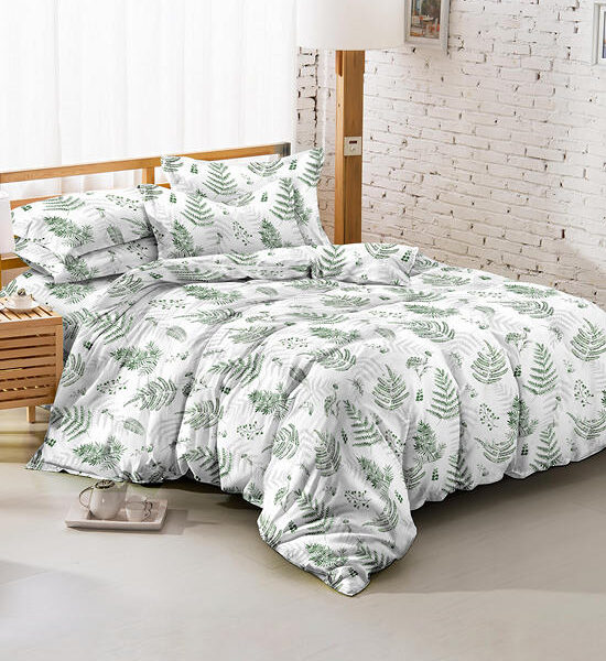 LUCKY MATTRESS Duvet Micro Touch Flower Style 3.5 Ft. 60 X 80 Inches (152X203 cm.) MD 037 Green Оригинал