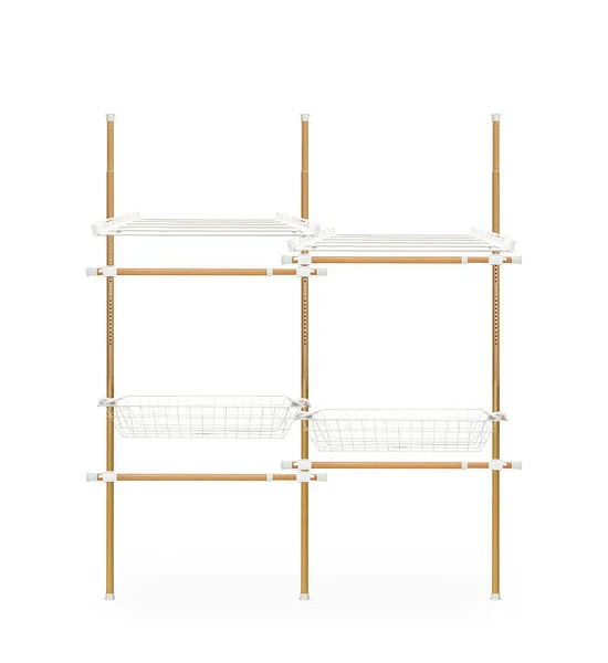 gadeaux kids Set of 3 poles, 4 hanging rails, 2 baskets, 2 shelves, Maple (R73M) Оригинал