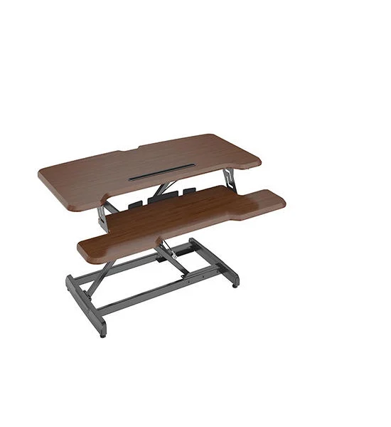 ERGONOZ Adjustable table Moveable Adjustable height Standing Desk Converter, strong structure , Brown Оригинал
