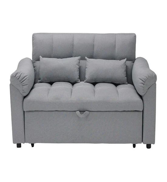 LIVING SOLUTIONS BY SB FLERO sofa bed light gray fabric Оригинал