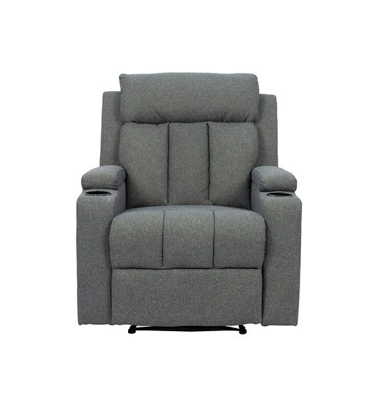 U-RO DECOR JACOB Recliner Armchair with Cup holder Dark Gray Оригинал