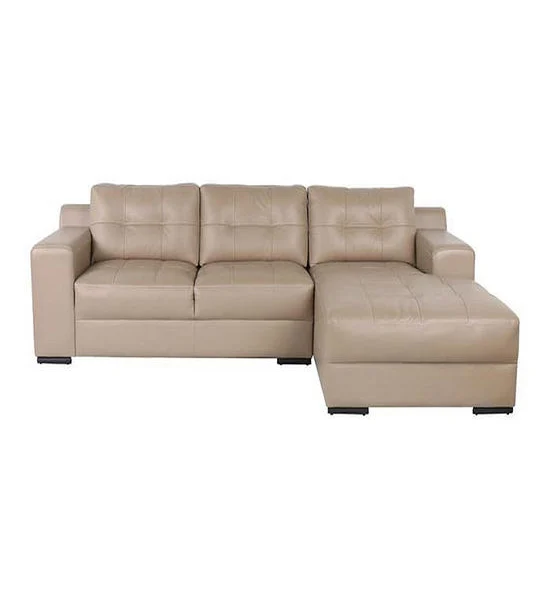LIVING SOLUTIONS BY SB 2-seater Moline right-hand corner sofa in light brown Оригинал