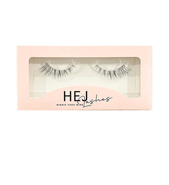 Hej Lashes Premium Faux Mink False Eyelashes - Munich Black Оригинал
