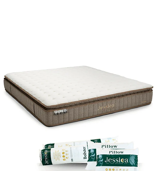 JESSICA BEDDING Pocket Spring + Foam encasement Mattress Model POLLUX size 6 FT 12 inches thick Оригинал