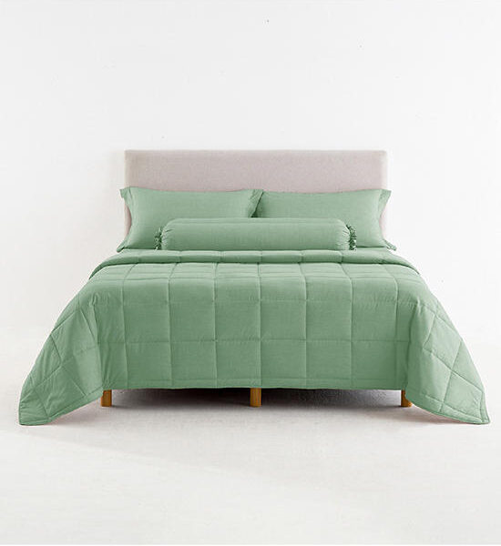 LOTUS Bedding Set & Comforter 6ft.(6pcs.) NORDEN ELEMENTS : JADE Оригинал