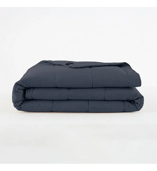 LOTUS Comforter 100"x90" (1pc.) NORDEN ELEMENTS : INDIGO Оригинал