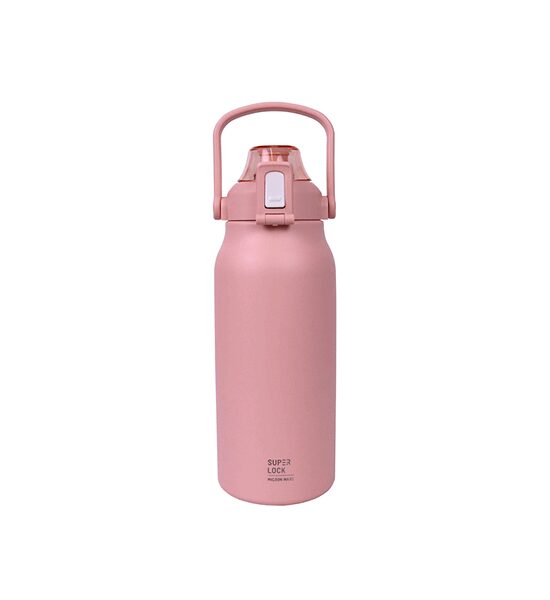 SUPER LOCK Super Lock Stainless Steel Water Bottle Thermal water bottle, size 1.7 liters, model S145 (316), pink Оригинал