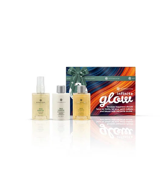 BATH&BLOOM INFINITE GLOW GIFT SET – THAI JASMINE BODY CARE SET (3 pcs. in the set) Оригинал