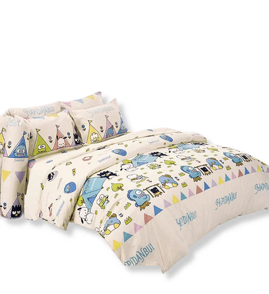 FOUNTAIN FITTED SHEET SET WITH COMFORTER 6 FT 6 PCS (KING SIZE) FOUNTAIN Hapidanbui FTC151 Multicolor Оригинал