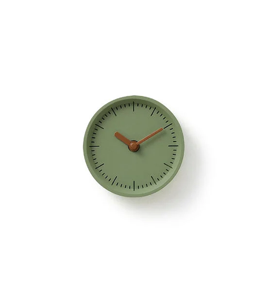 Pana Objects Milli Table Clock, Beech Wood, 38 cm, Green Оригинал
