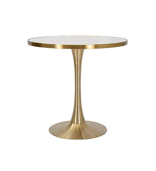CHIC REPUBLIC White Dining Table QUINN CIRCLE/80 Оригинал