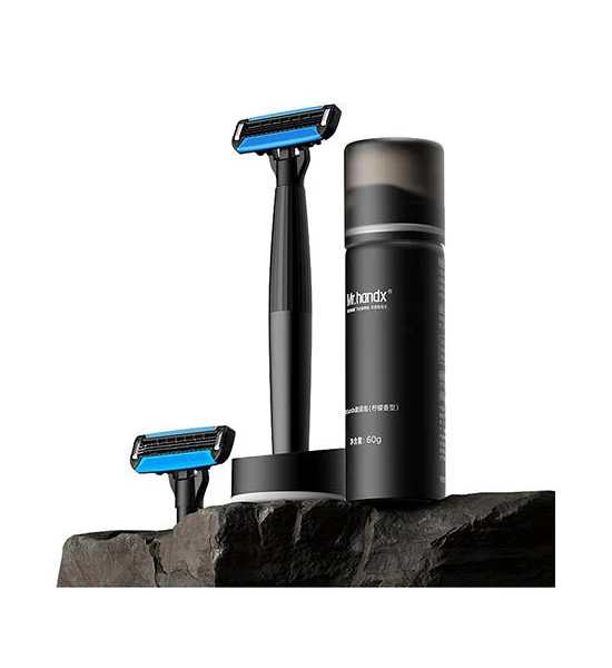 NO BRAND Manual Shaver Set Black 5-piece - Black Оригинал