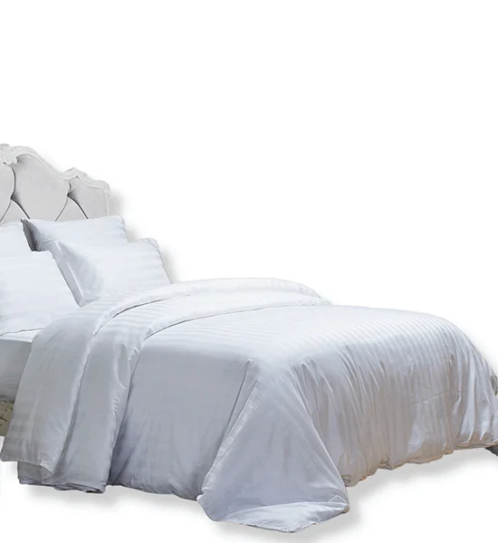 TULIP TULIP DELIGHT Fitted Sheet Set With Comforter 6 ft 6 pcs (King Size) STRIPE WHITE Оригинал