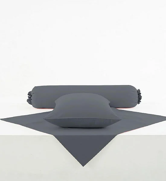 LOTUS Bedding Set COZY Collection : CHARCOAL 3.5 FT.(3 pcs.) Оригинал
