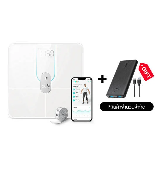 ANKER White Eufy Smart Scale P2 Pro, 16 Measurements Оригинал