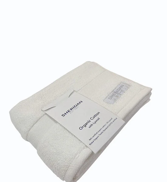 SHERIDAN Organic Cotton Eden Towel Hand Towel 45x65cm Ivory Оригинал