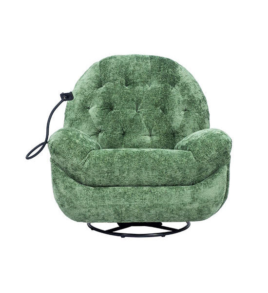 U-RO DECOR COMO Rocking and swivel Recliner with phone holder Green Оригинал
