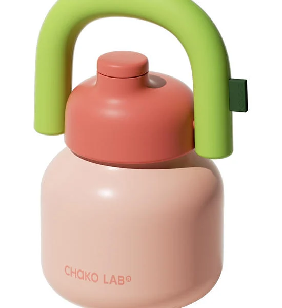 CHAKO LAB LINLIN PINK CERAMIC COATING THERMOS POT Оригинал