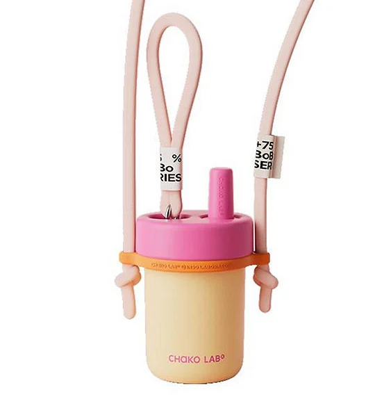 CHAKO LAB BOBO CREAMPINK 316 STAINLESS THERMOS  CUP Оригинал