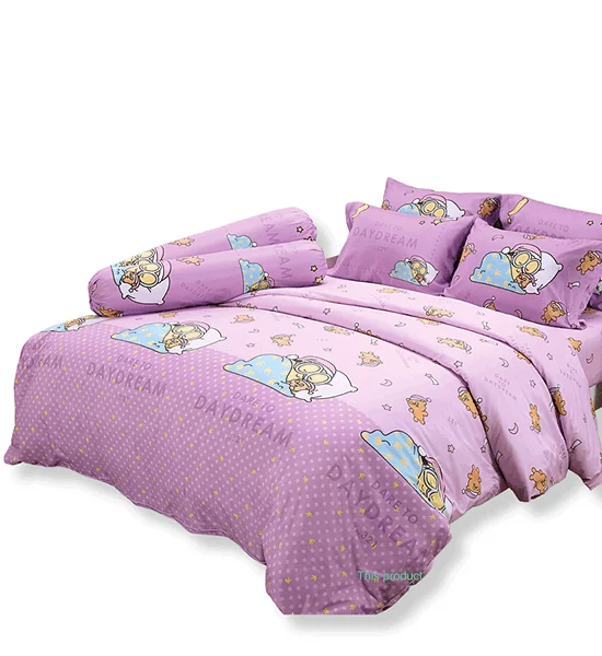 JESSICA BEDDING FITTED SHEET SET WITH COMFORTER 6 FT 6 PCS (King Size) TENCEL 500 THREAD COUNTS T019 Оригинал