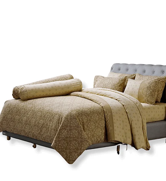 JESSICA BEDDING FITTED SHEET SET 5 FT 5 PCS (Queen Size) TENCEL 500 THREAD COUNTS T853 Оригинал