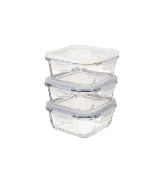 SUPER LOCK Super Lock glass box set, square shape, buy 2 get 1 free, size 710 ml. Оригинал