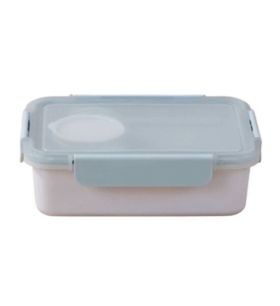 SUPER LOCK SUPER LOCK Food Storage Box Microwaveable with Spoon + Fork + Dipping Sauce Cup Model 6166 1100 ml Оригинал