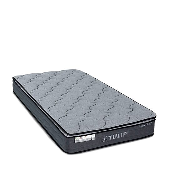 TULIP Pocket Spring Mattress Model NEW YORK size 3.5 Feet Grey Оригинал
