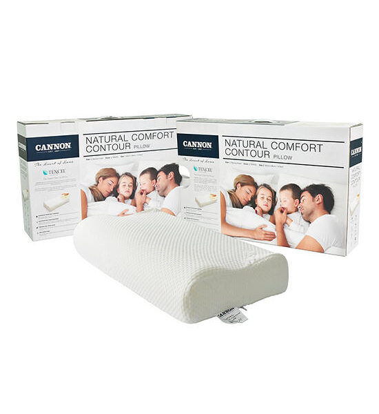 CANNON Natural Comfort Contour Pillow White Color Оригинал