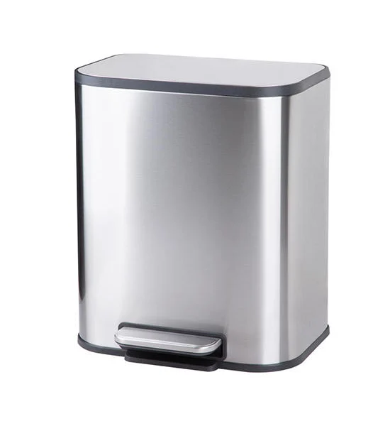 HAFELE 20 L RECTANGLE PEDAL BIN with SOFT-CLOSE Colour : Stainless steel Оригинал
