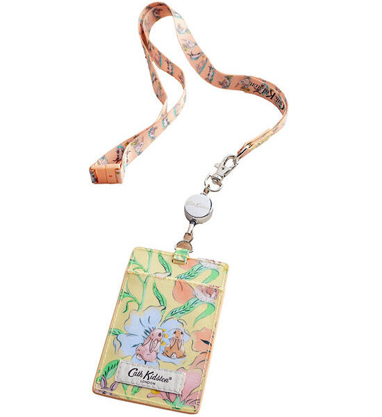 Cath Kidston Yellow Female Lanyard Bunnies Floral Оригинал