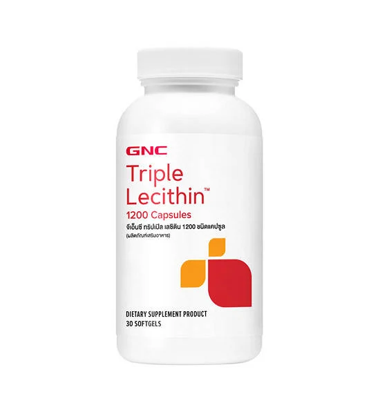 GNC Triple Lecithin 1200mg 30 Softgels Оригинал