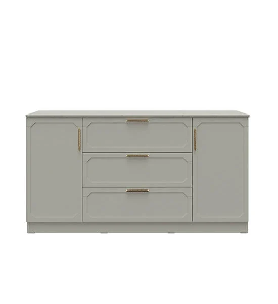 LIVING SOLUTIONS BY SB QUINN storage cabinet size 150 cm. Light Grey color (Depth 35 cm.) Оригинал
