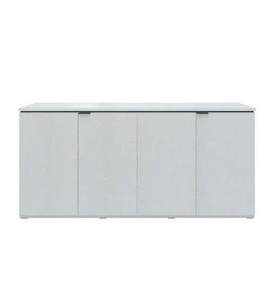 LIVING SOLUTIONS BY SB KEITH low cabinet with open door, size 160 cm, white Оригинал