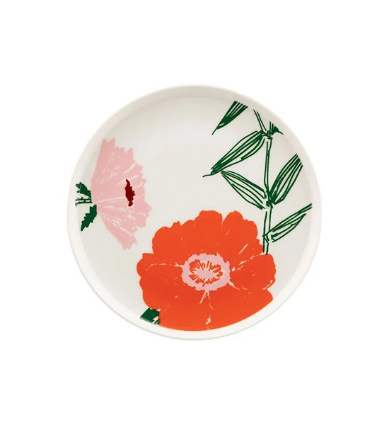 MARIMEKKO WHITE PUUTARHAKUTSUT PLATE 20 CM Оригинал