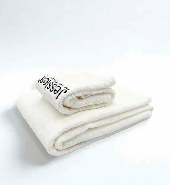 JESSICA BEDDING Towels 2 pieces set softly touch White Оригинал