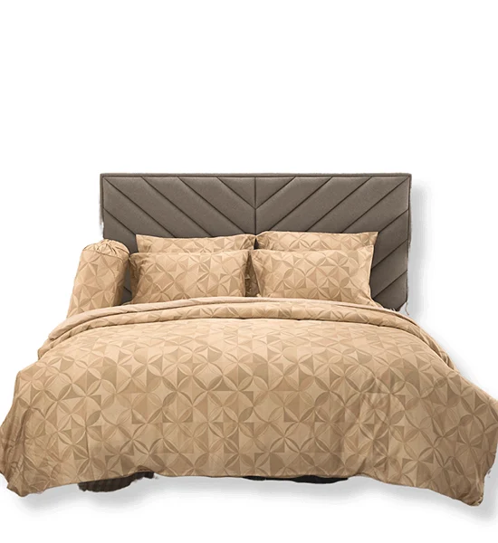 JESSICA BEDDING FITTED SHEET SET WITH COMFORTER 3.5 FT 4 PCS (King Size) TENCEL 500 THREAD COUNTS T864 Оригинал