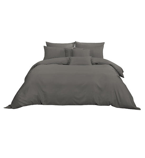 AI By AKEMI King Fitted Sheet Set ColourDream Dobby Collection Norax Flam Grey Color Оригинал