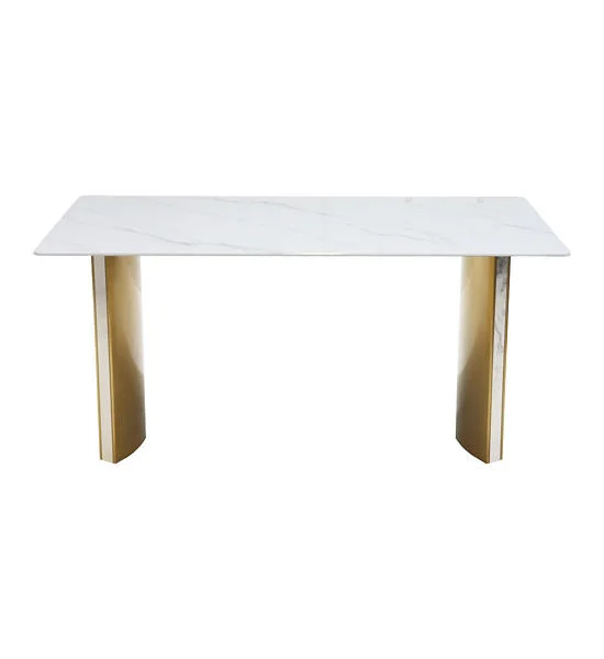 LIVING SOLUTIONS BY SB Dining table, HEZRON model, Sintered Stone White Оригинал