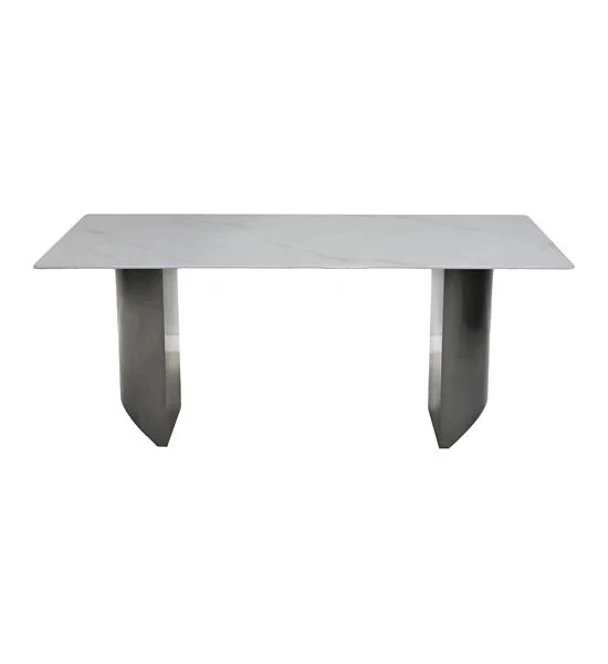 LIVING SOLUTIONS BY SB Dining table, HOPEFUL model, Sintered Stone White Оригинал