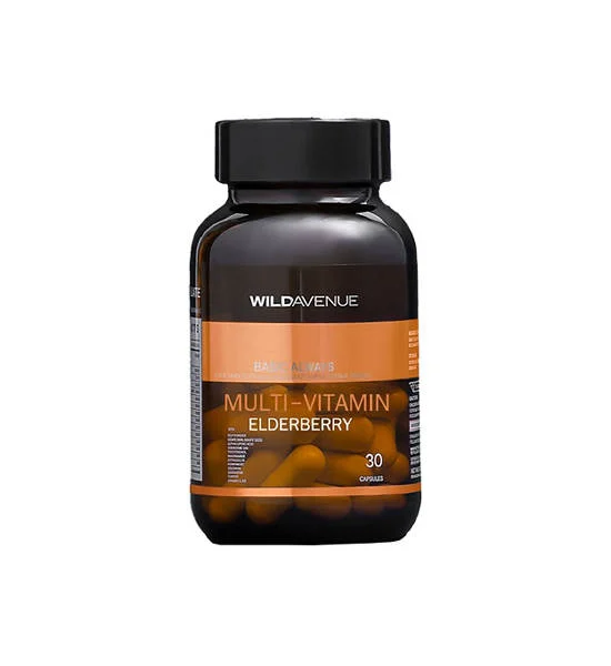 Wild Avenue Wild Avenue Basic Always Multi-Vitamin Elderberry 30 Capsules Оригинал