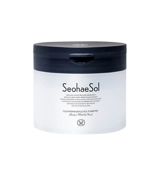 SeohaeSol Seohaesol Glow Repair Bakuchiol Toner Pad 60 pds. Оригинал