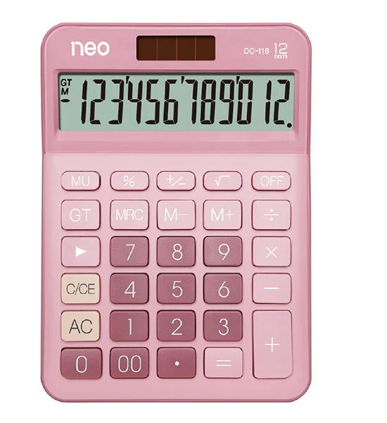 NEO NEO Calculator DC-118 Pink Color Оригинал