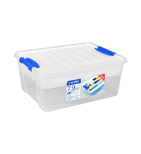 KEYWAY KEYWAY กล่องอเนกประสงค์ รุ่น EQ-04 สีขาว-ใส ขนาด 7.9 ลิตร Оригинал