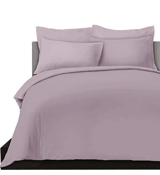 STUDIO ONE King Fitted Sheet Set Basic Welden Solid Collection Lilac Color Оригинал