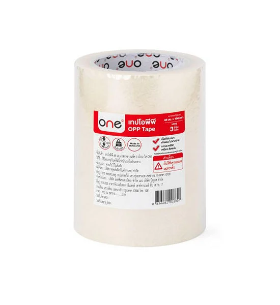 @ONE ONE เทป OPP สีใส ขนาด 48มม. x 100หลา (แพ็ค 3) Оригинал
