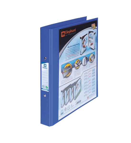 ELEPHANT ตราช้าง แฟ้ม 2 ห่วง รุ่น 221/V น้ำเงิน A4 ขนาด สัน 3.5 ซม. Оригинал