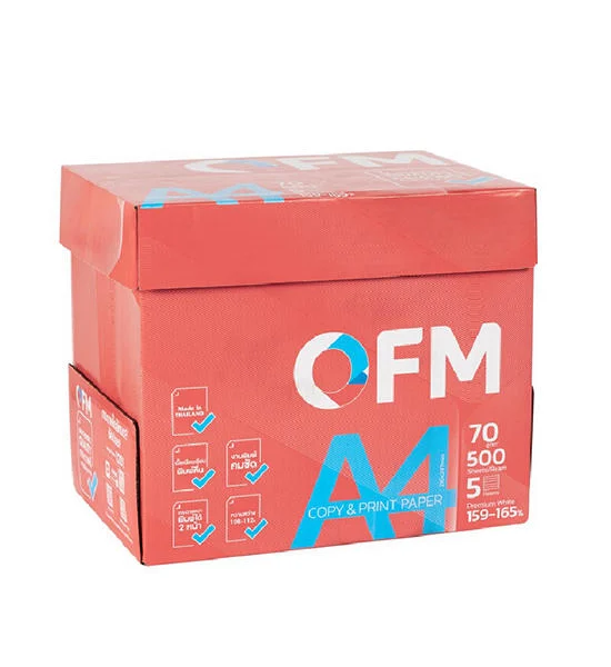 OFM OFM กระดาษถ่ายเอกสาร A4 70แกรม (5 รีม/แพ็ค) Оригинал