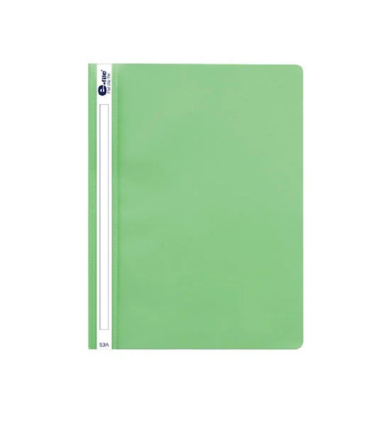 E-FILE E-FILE แฟ้มเจาะพลาสติก รุ่น 53A สีเขียว A4 Оригинал